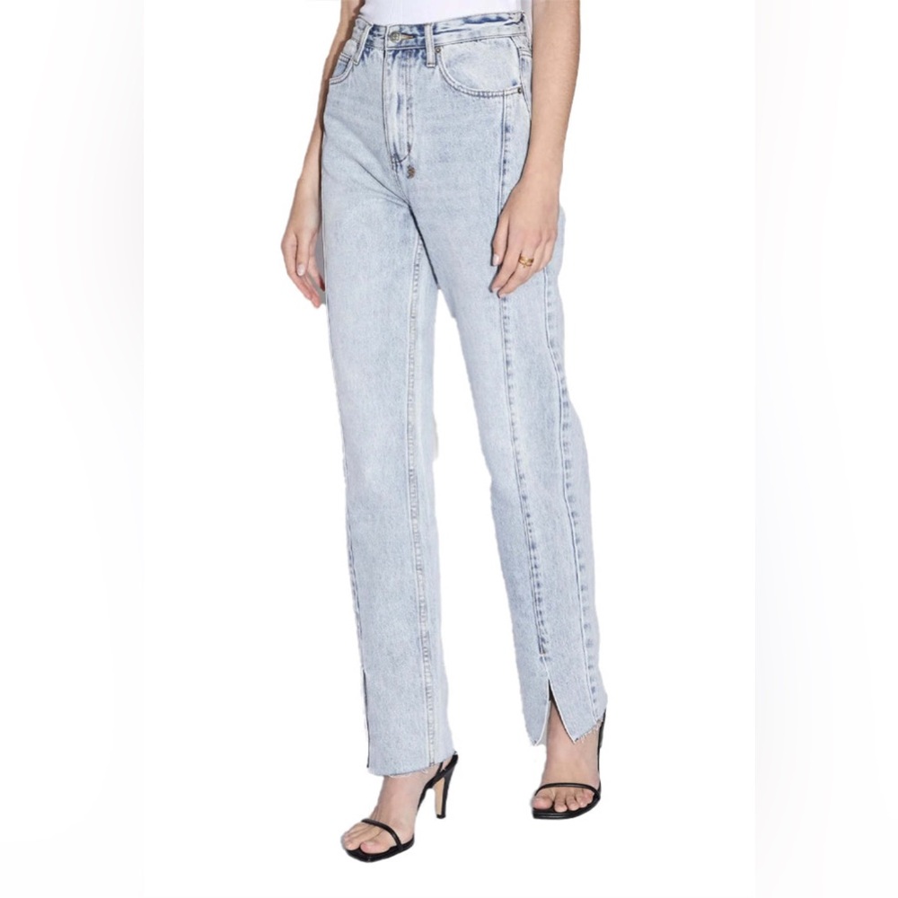 Ksubi playback jeans Light Blue front slit Women's Jeans